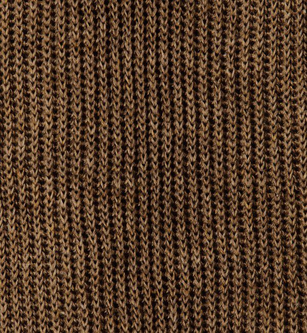 GALERIE VIE「リネンフィッシャーマンズリブ クルーネックプルオーバー」|ニット・セーター|