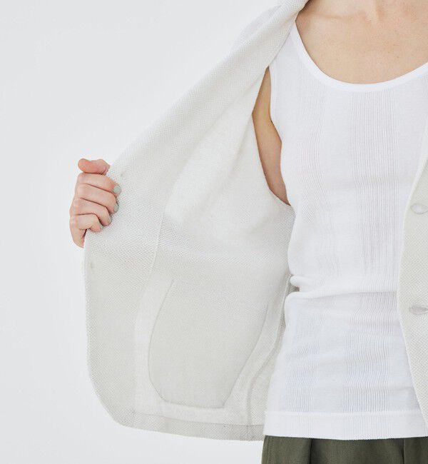 GALERIE VIE「ドライカノコ コンパクトジャケット」|カーディガン|