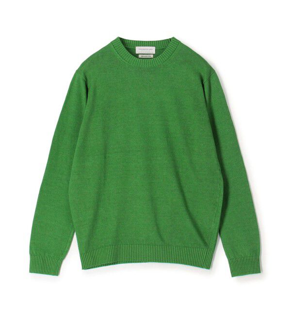 TOMORROWLAND MENS「TOMORROWLAND tricot リネンクルーネック プルオーバーニット」|ニット・セーター|55 グリーン
