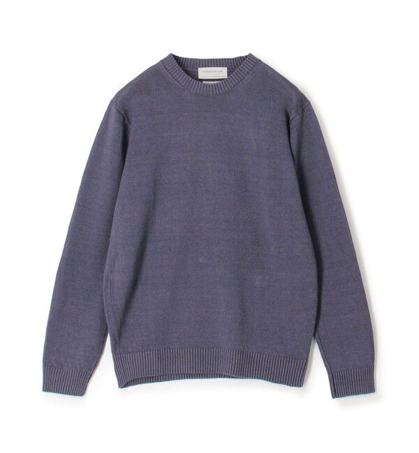 TOMORROWLAND MENS「TOMORROWLAND tricot リネンクルーネック プルオーバーニット」|ニット・セーター|67ブルーグレー