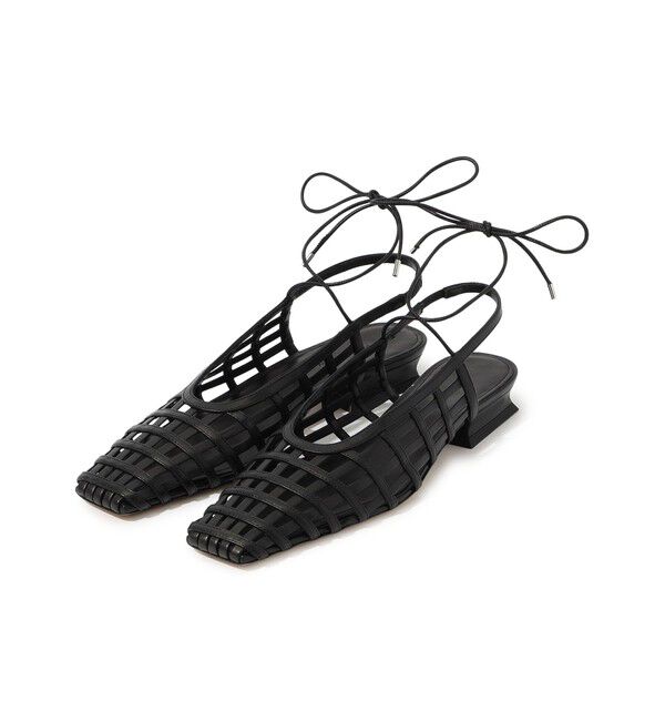 TOMORROWLAND GOODS「PAUL ANDREW WEBパンプス」|その他|19 ブラック