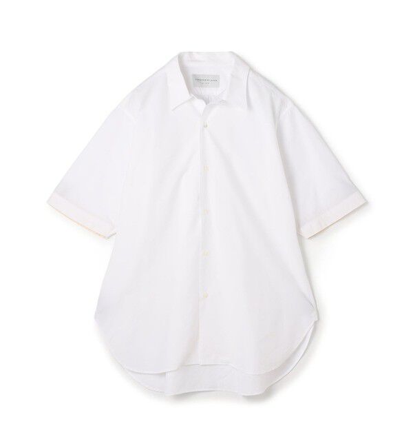 TOMORROWLAND MENS「120/2コットン オープンカラーハーフスリーブ ロングシャツ」|シャツ・ブラウス|11 ホワイト