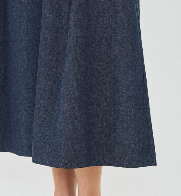 GALERIE VIE「コットンダンガリー ベルテッドシャツワンピース」|ワンピース|