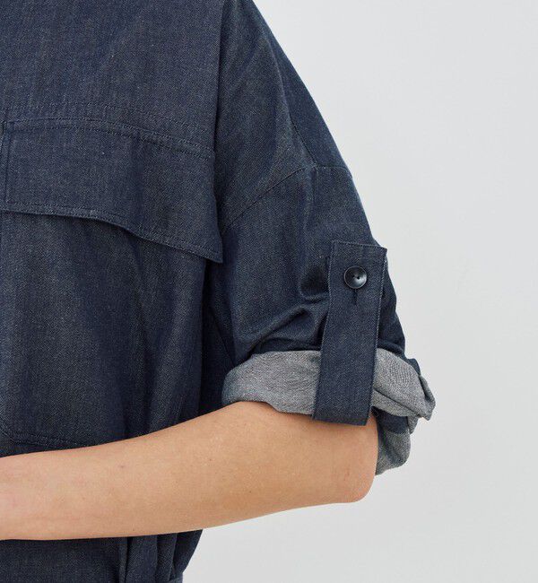 GALERIE VIE「コットンダンガリー ベルテッドシャツワンピース」|ワンピース|