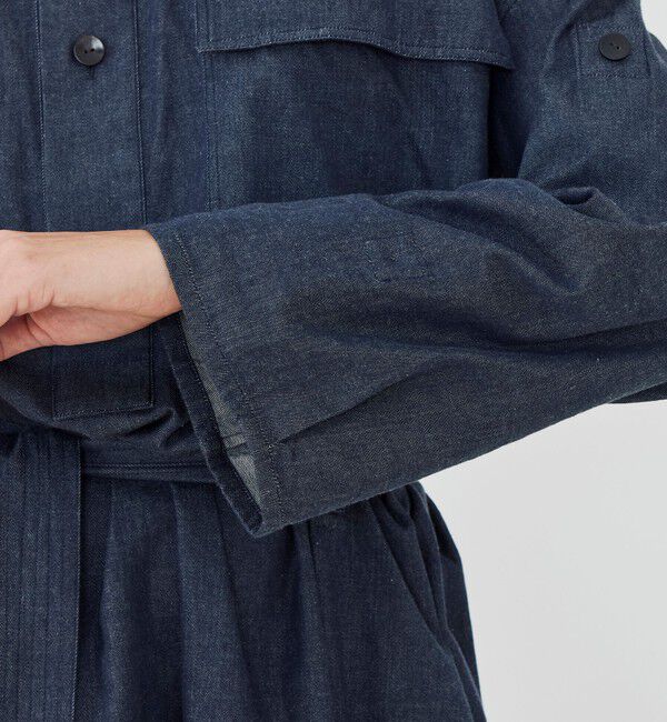 GALERIE VIE「コットンダンガリー ベルテッドシャツワンピース」|ワンピース|