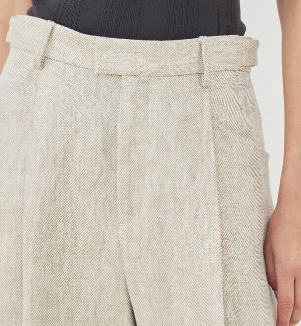 GALERIE VIE「パールリネン ラウンドシルエットパンツ」|その他|