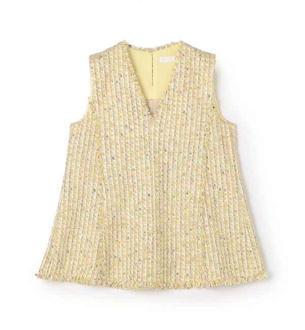 Ballsey「ブライトヤーンツイード セミフレアプルオーバー」|プルオーバー|22 イエロー系