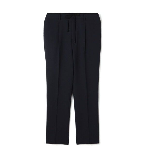 TOMORROWLAND MENS「Super120'sウールポリエステル 1プリーツイージースラックス」|スラックス|69 ネイビー