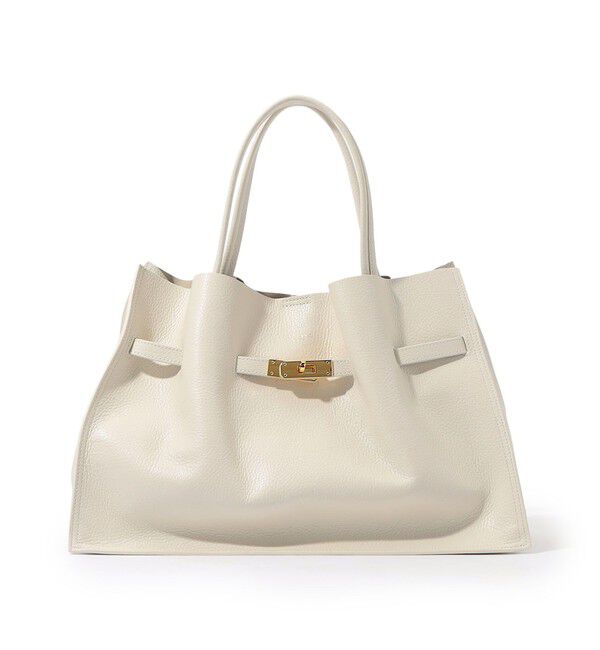 TOMORROWLAND GOODS「VIOLAd'ORO ダブルフェイスレザー トートバッグ」|トートバッグ|13 オフホワイト