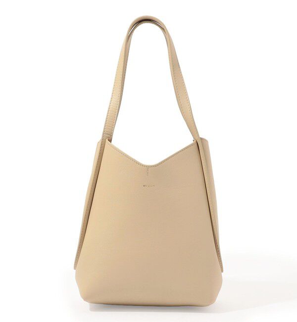 TOMORROWLAND GOODS「 MIUUR Lomu mini ショルダーバッグ」|トートバッグ|41 ライトベージュ