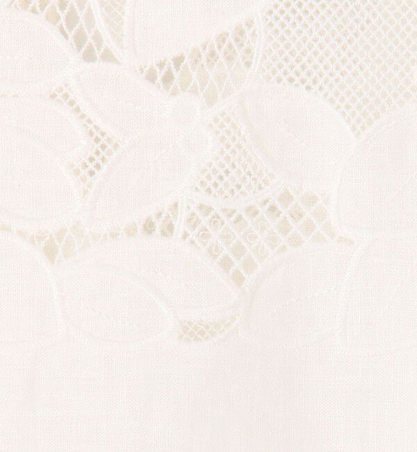 TOMORROWLAND collection「フィグリーフエンブロイダリー スタンドネックブラウス」|シャツ・ブラウス|