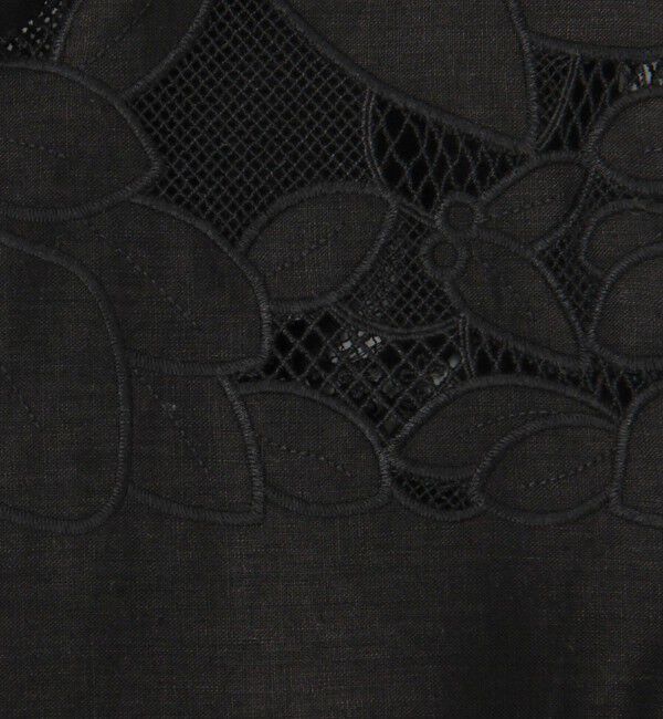 TOMORROWLAND collection「フィグリーフエンブロイダリー スタンドネックブラウス」|シャツ・ブラウス|