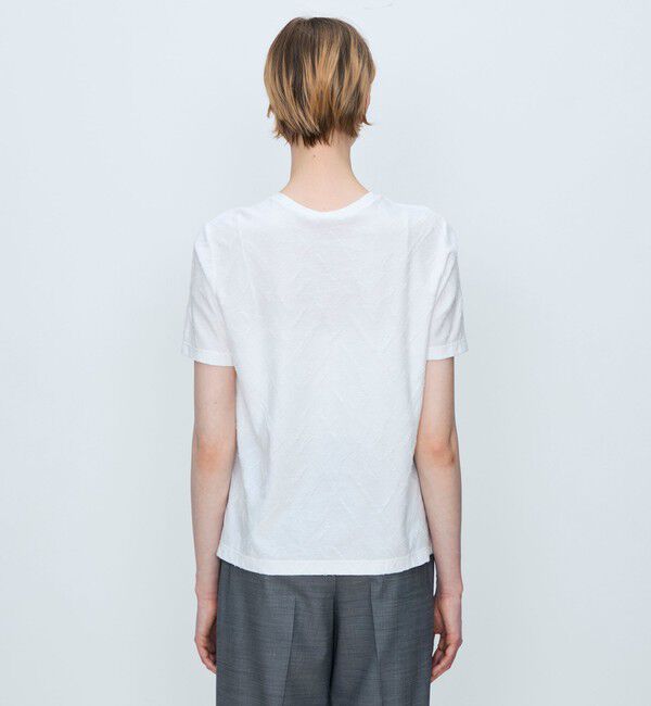 TOMORROWLAND collection「ジオメトリックカットジャージー クルーネックプルオーバー」|Tシャツ・カットソー|