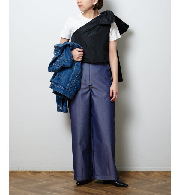  「ONE SHOULDER TAFFETA ブラウス」|シャツ・ブラウス|