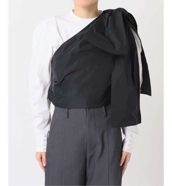  「ONE SHOULDER TAFFETA ブラウス」|シャツ・ブラウス|