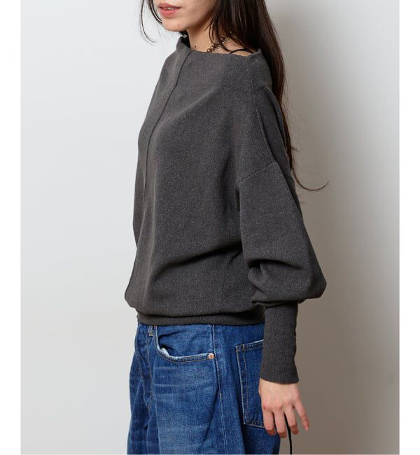  「2WAYワイドネックルーズKNIT CARDIGAN TOPS：ニット」|ニット・セーター|