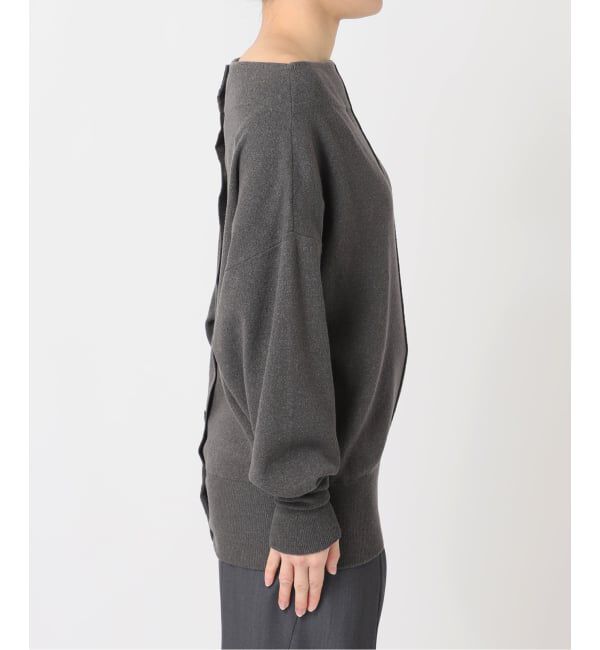  「2WAYワイドネックルーズKNIT CARDIGAN TOPS：ニット」|ニット・セーター|