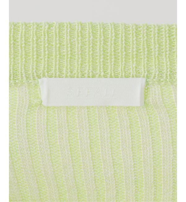  「SEEALL BOLD RIB TOP SAW63 KJ602：ニット」|ニット・セーター|