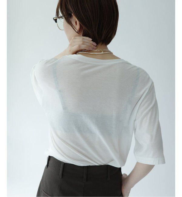 EMILYWEEK「セカンドスキン ハーフスリーブプルオーバー」|Tシャツ・カットソー|