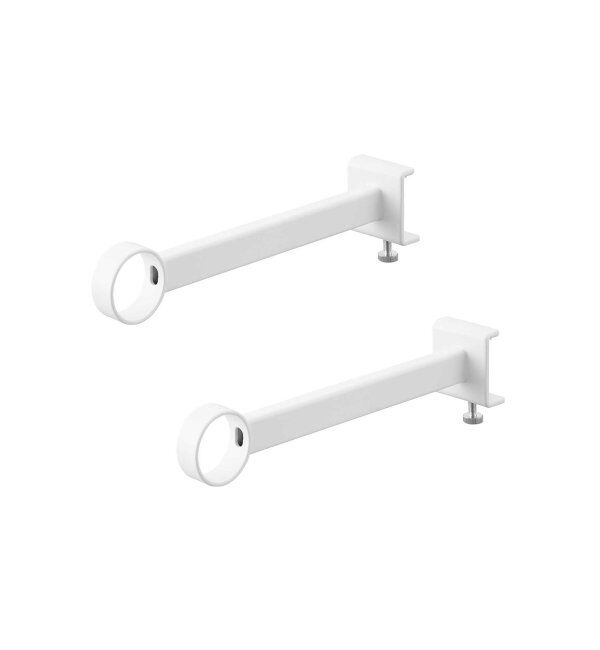 journal standard Furniture「《WEB限定予約》【tower/タワー】鴨居室内物干しポールホルダー　奥行ワイド」|トイレタリー・ランドリーグッズ|