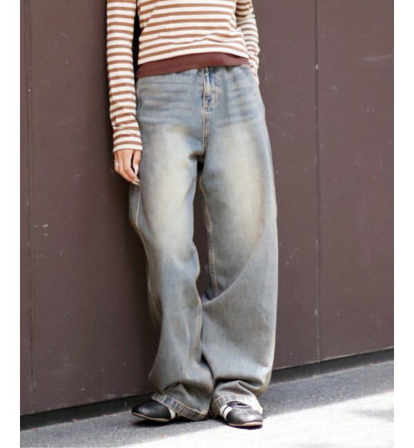JOINT WORKS「ヴィンテージウォッシュ バギージーンズ / Vintage Wash Baggy Jeans」|デニム|