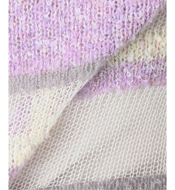 JOINT WORKS「シアーボーダーニットプルオーバー / Sheer Border Knit」|ニット・セーター|