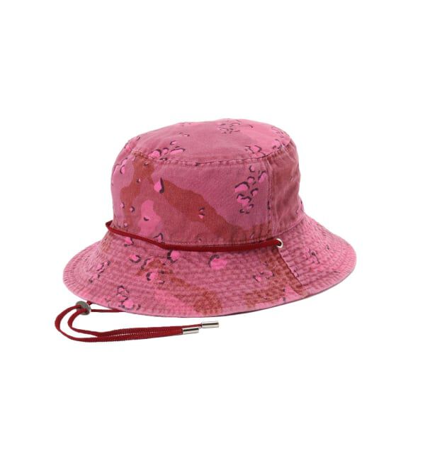 JOINT WORKS「SUBLiMEROW / サブライムロー DYED CAMO SAFARI HAT」|キャップ・キャスケット|ピンク