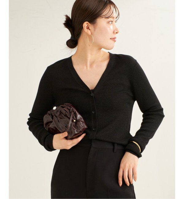 Plage「LE PETIT PULLE / ル プティ プレ MADALENA カーディガン」|カーディガン|ブラック