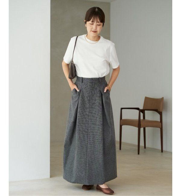 Plage「《追加》R'IAM TWEEDボンディング スカート」|スカート|