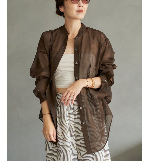 Plage「organdy sheer シャツ」|シャツ・ブラウス|