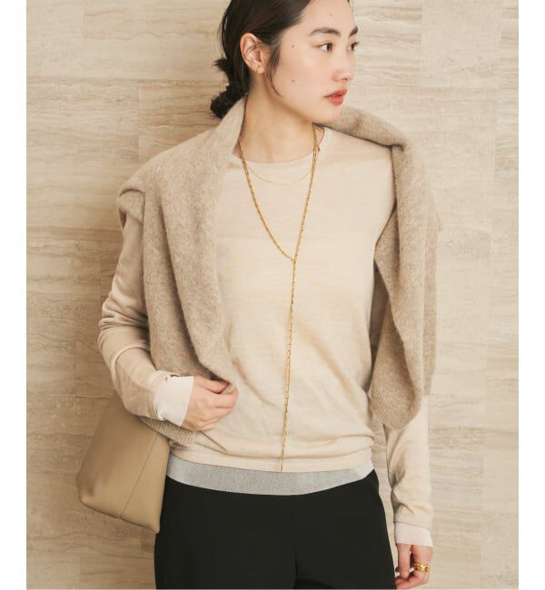 Plage「CU WO Fine Knit New プルオーバー」|ニット・セーター|