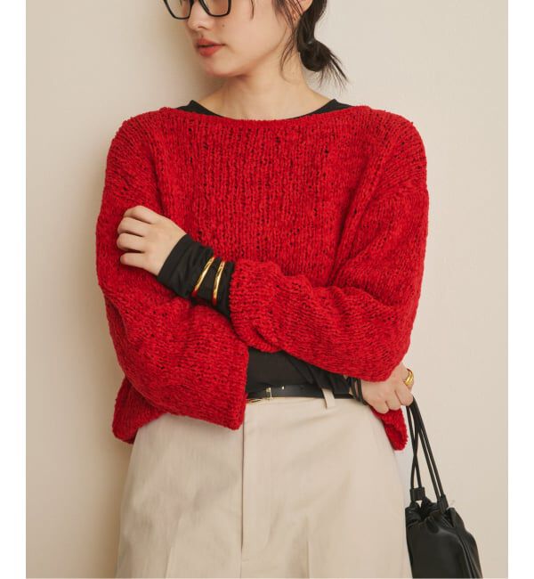 Plage「Fringe yarn カーディガン」|カーディガン|