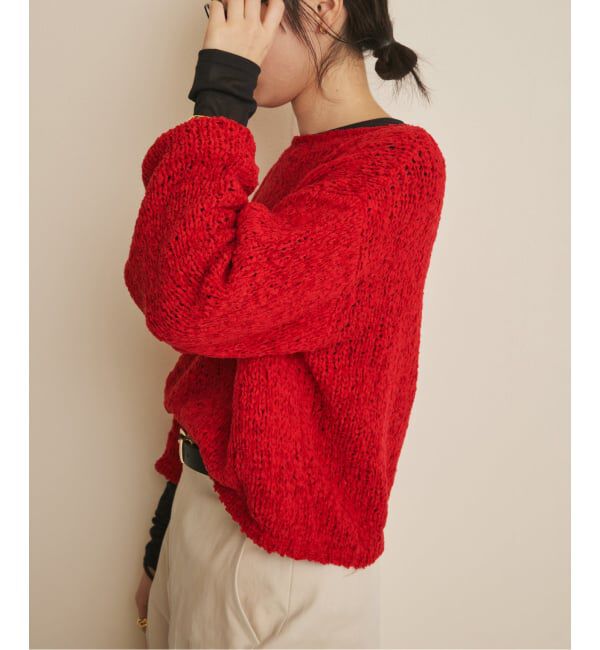 Plage「Fringe yarn カーディガン」|カーディガン|