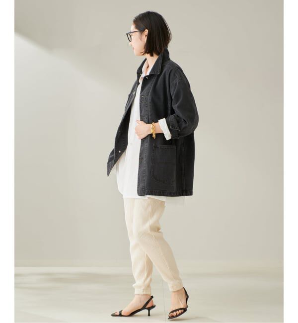 Plage「《一部カラーWEB限定追加》coverall」|デニムジャケット|