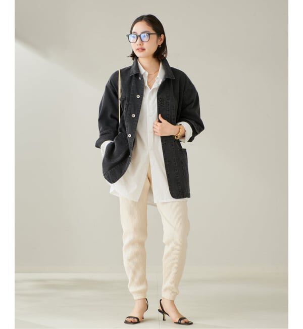 Plage「《一部カラーWEB限定追加》coverall」|デニムジャケット|