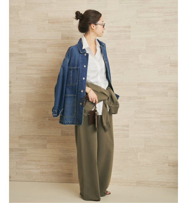 Plage「《一部カラーWEB限定追加》coverall」|デニムジャケット|