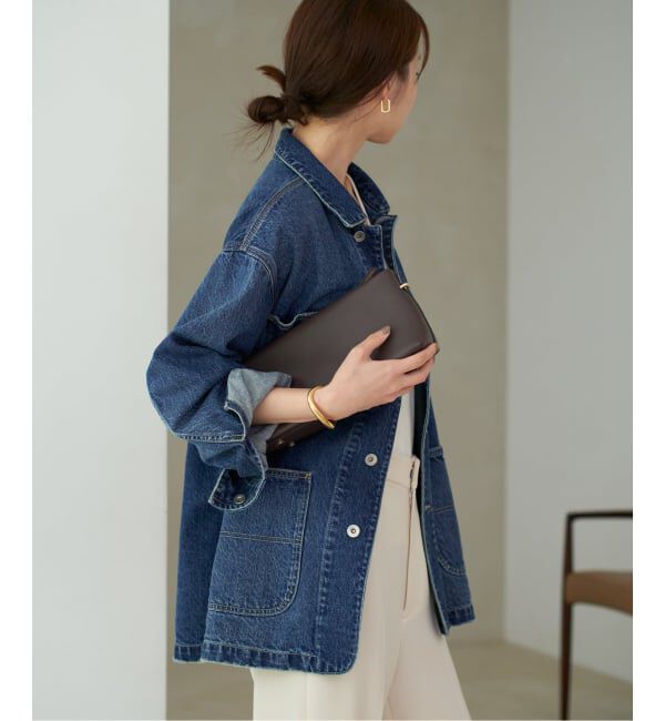 Plage「《一部カラーWEB限定追加》coverall」|デニムジャケット|