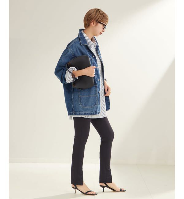 Plage「《一部カラーWEB限定追加》coverall」|デニムジャケット|