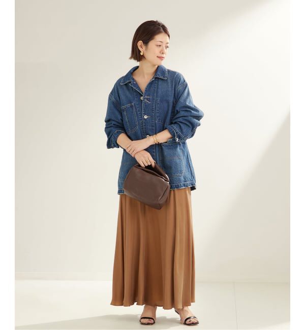 Plage「《一部カラーWEB限定追加》coverall」|デニムジャケット|