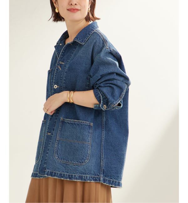 Plage「《一部カラーWEB限定追加》coverall」|デニムジャケット|