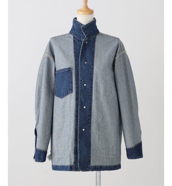 Plage「《一部カラーWEB限定追加》coverall」|デニムジャケット|