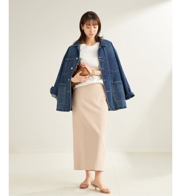 Plage「《一部カラーWEB限定追加》coverall」|デニムジャケット|