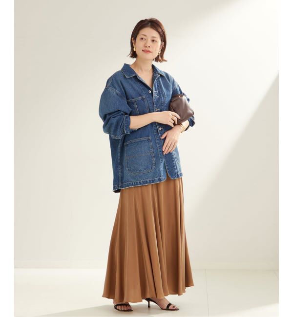 Plage「《一部カラーWEB限定追加》coverall」|デニムジャケット|