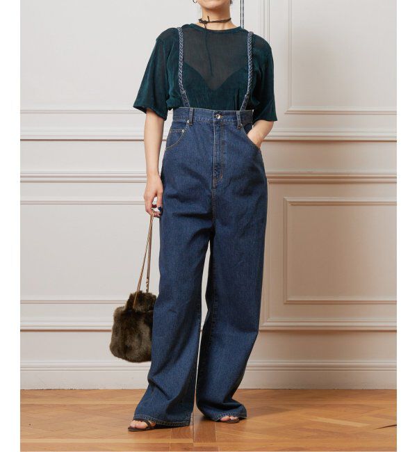 IENA LA BOUCLE「《追加》IENA LA BOUCLE ハイエストウエストデニムパンツ2」|デニム|