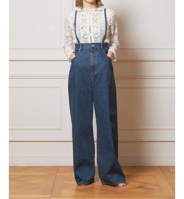 IENA LA BOUCLE「《追加》IENA LA BOUCLE ハイエストウエストデニムパンツ2」|デニム|