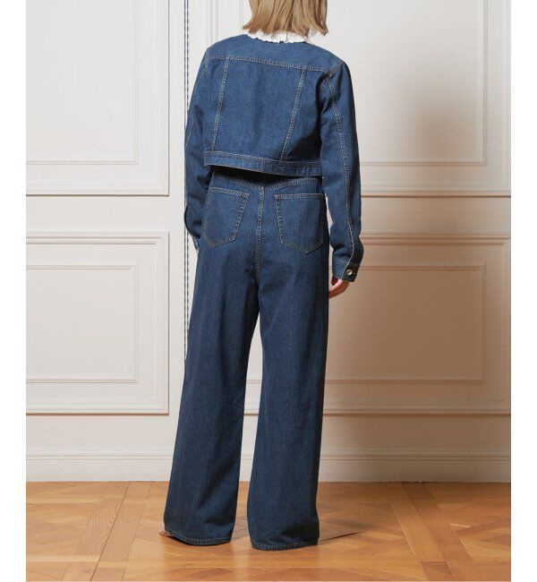 IENA LA BOUCLE「《追加》IENA LA BOUCLE ハイエストウエストデニムパンツ2」|デニム|