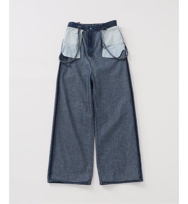 IENA LA BOUCLE「《追加》IENA LA BOUCLE ハイエストウエストデニムパンツ2」|デニム|