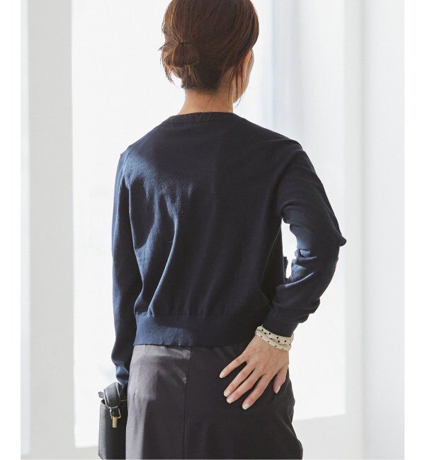 IENA「フロッキードット シアー プルオーバー」|ニット・セーター|