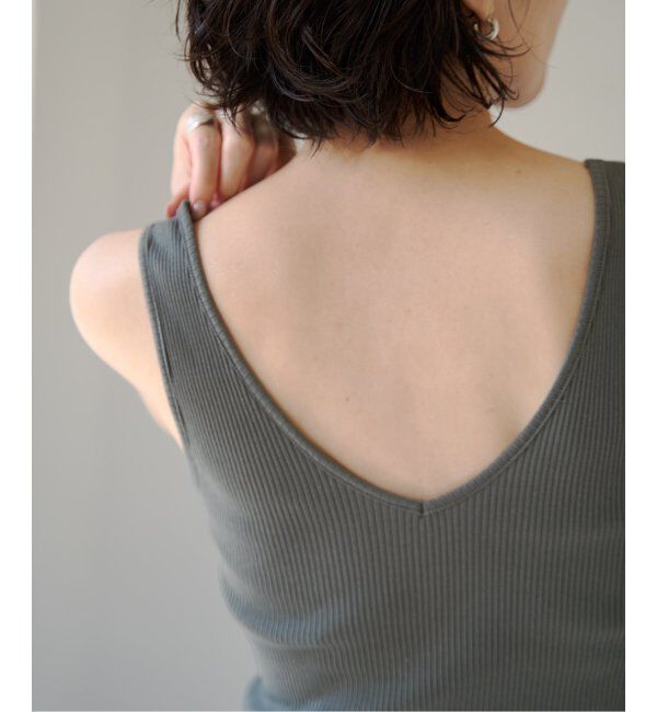 IENA「【EMILY WEEK &times; IENA】コットンシルク リブタンクトップ」|インナー|
