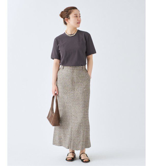 IENA「ATON/エイトン 別注 FRESCA SINGLE JERSEY Tシャツ」|Tシャツ・カットソー|